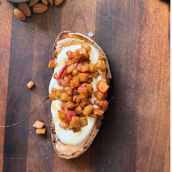 Gut-Friendly Apple Toast