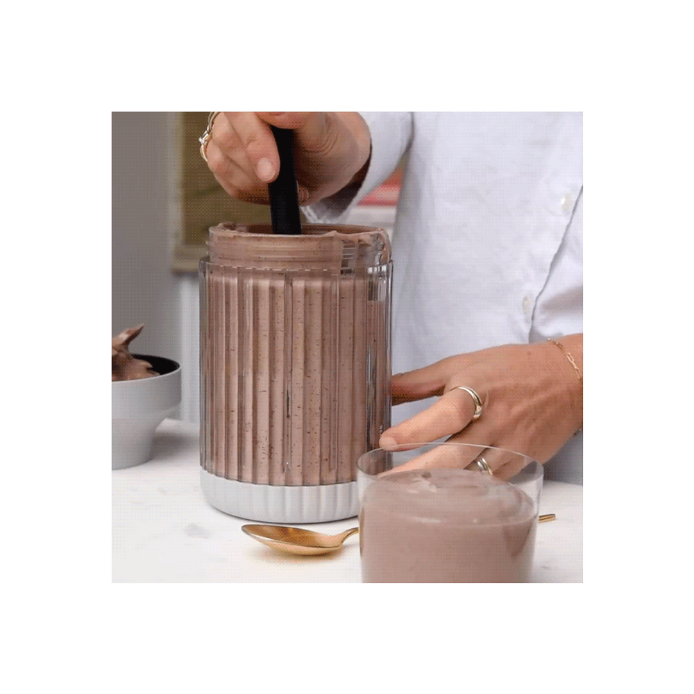 Spatule pour récipient de mixage